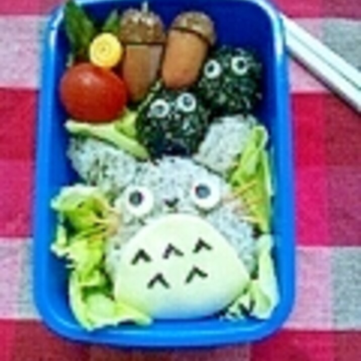 中トトロ クロスケ キャラ弁 レシピ 作り方 By Yuno Shin 楽天レシピ 中トトロ クロスケ キャラ弁 レシピ 作り方 By Yuno Shin 楽天レシピ